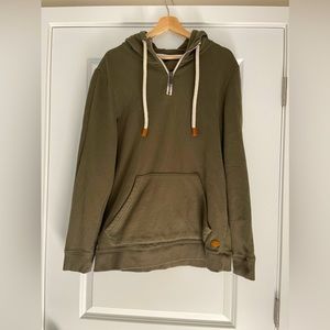 Men's Outpost Makers Hooded Quarter Zip Sweatshirt !!